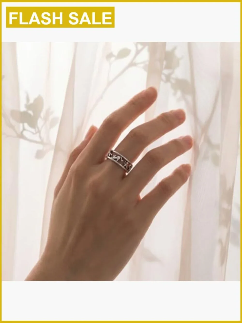 925 Sterling Silver Eternity Ring Cubic Zirconia Sparkly